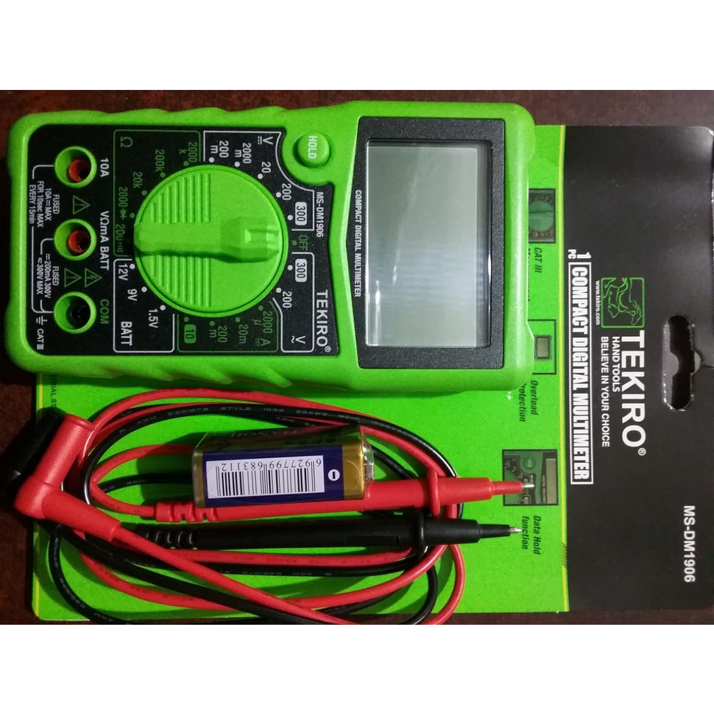 TEKIRO COMPACT DIGITAL MULTIMETER Tekiro MS-DM1906 Multimeter Tekiro