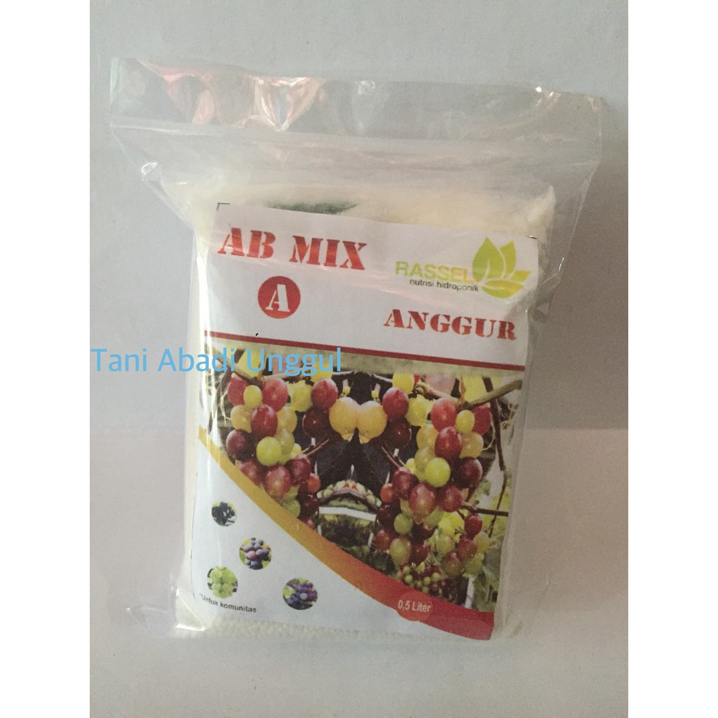 AB Mix Anggur 0.5 Liter RASSEL Hidroponik