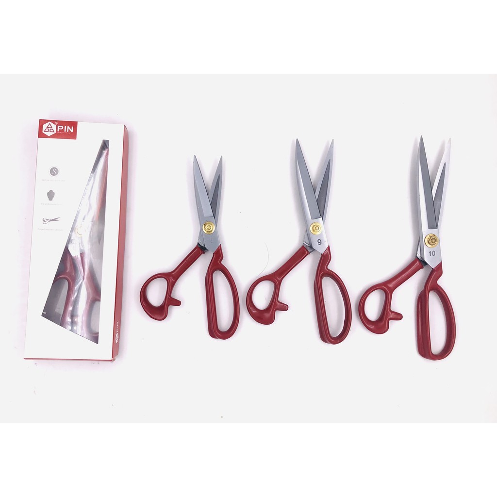 Gunting kain  Merk "PIN'' MERAH. Size : 10"