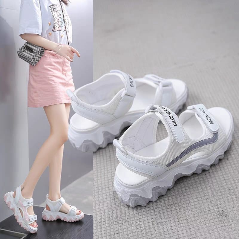 COD Sneakersdaily 2588 Sepatu sandal Wanita Sepatu Tali Gunung Premium