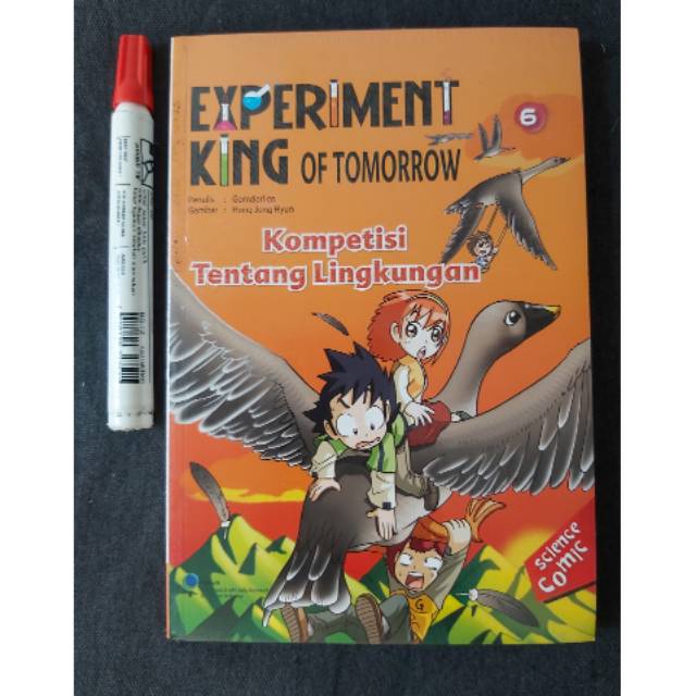 

Buku komik science kompetisi tentang lingkungan seri 6, experiment king of tomorrow