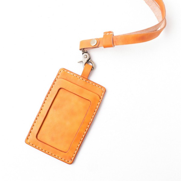 

Id Card - Id Card / Name Tag Kulit Asli + Lanyard