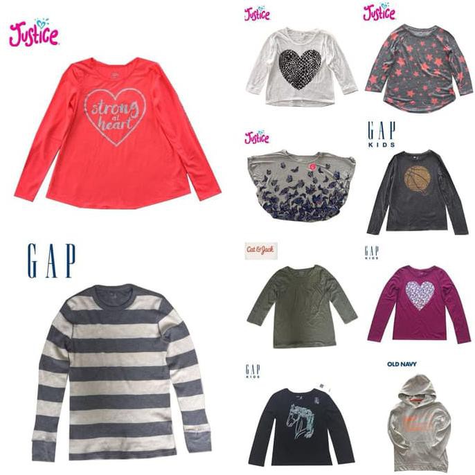 EDISI TERBARU JUAL SWEATER BAJU LENGAN PANJANG WANITA & ANAK PEREMPUAN MERK JUSTICE KEBURU HABIS..