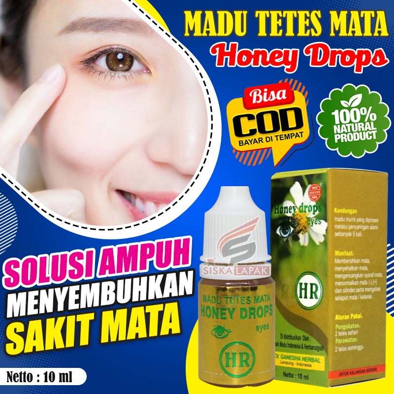 Original HONEY NONI EYE Obat Tetes Mata Minus / Rabun / Katarak Oiginal Exp Baru