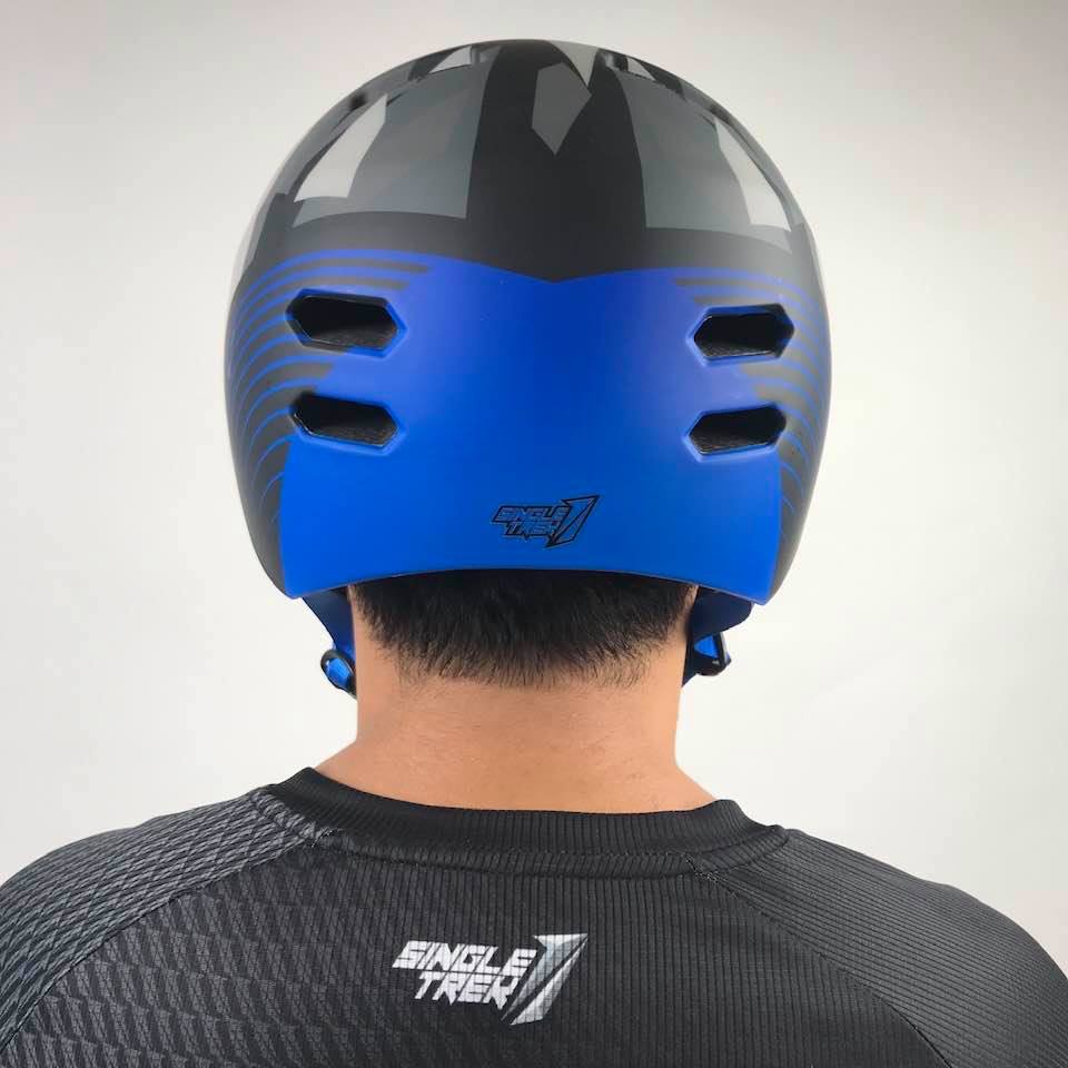 Helm Sepeda Singletrek1 CitiBike Teringan no.1 di DUNIA HBR Vibra Blue