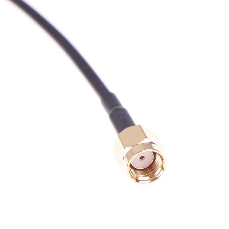 &lt; E2id &amp; &gt; 1PC Kabel extension Antena router WiFi RG174 RP-SMA male Ke female Panjang 1m