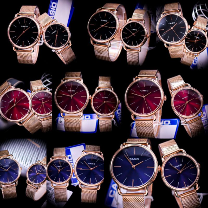 Jam Tangan Couple Merk Casio Type F-94W Original Bm Free Box Set