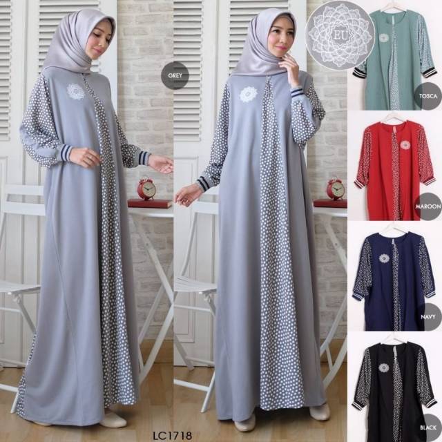 GAMIS MIX POLCA RANA FIT TO XL GAMIS WANITA TERBARU ORIGINAL