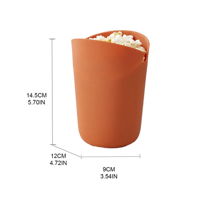 Btsg Ember Silikon Lipat Reusable Untuk Membuat Popcorn DIY