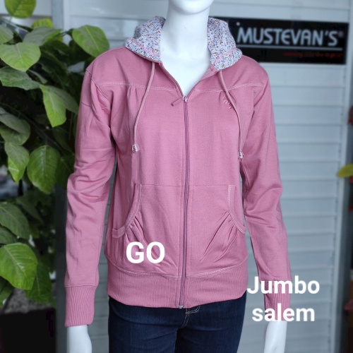 BB MUSTEVANS JAKET WANITA Sweater Polos Katun Jaket Cewek Casual