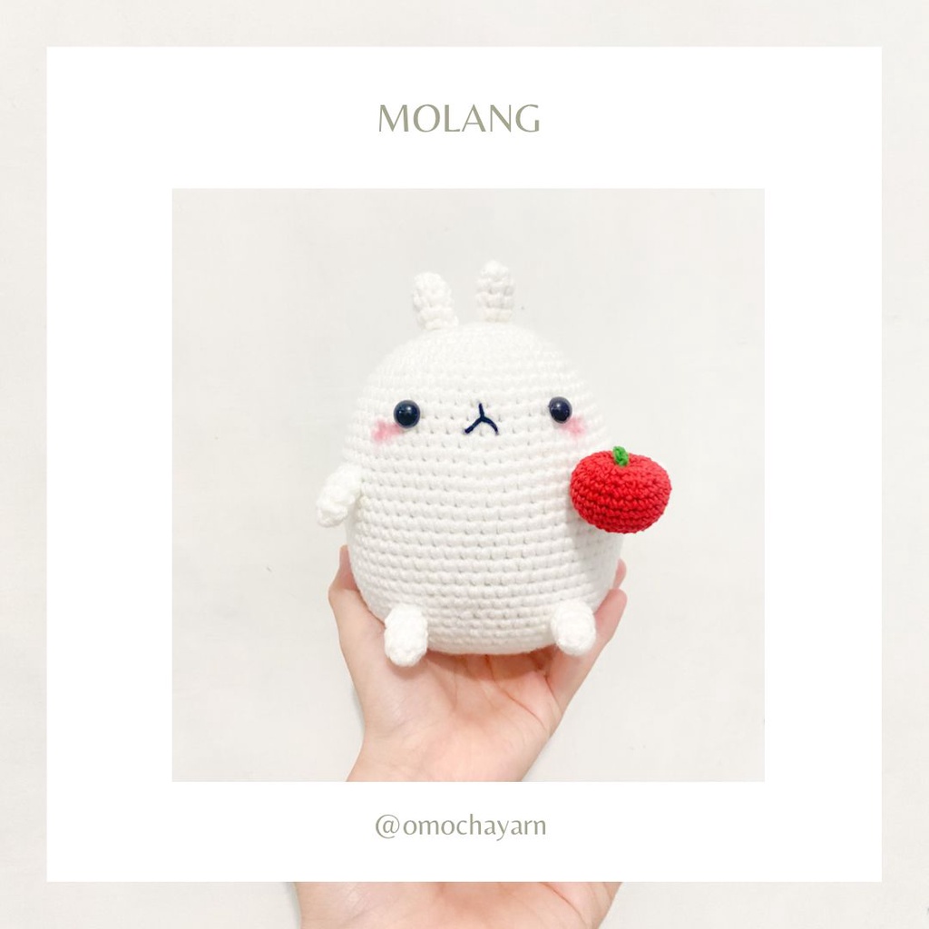 MOLANG - AMIGURUMI - BONEKA RAJUT