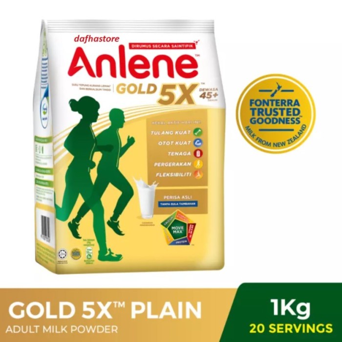 

Susu Anlene Gold 5X Malaysia Orang Tua Usia 45+