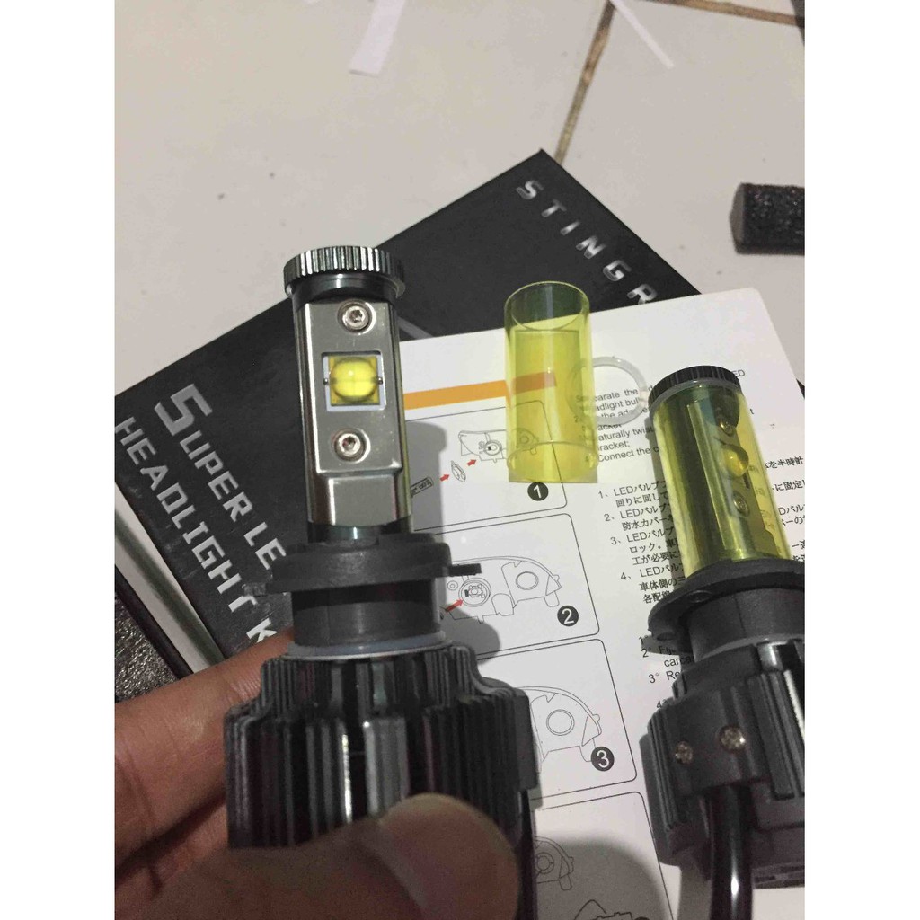 LAMPU LED H7 CREE MKR MOBIL MOTOR NINJA250 R25