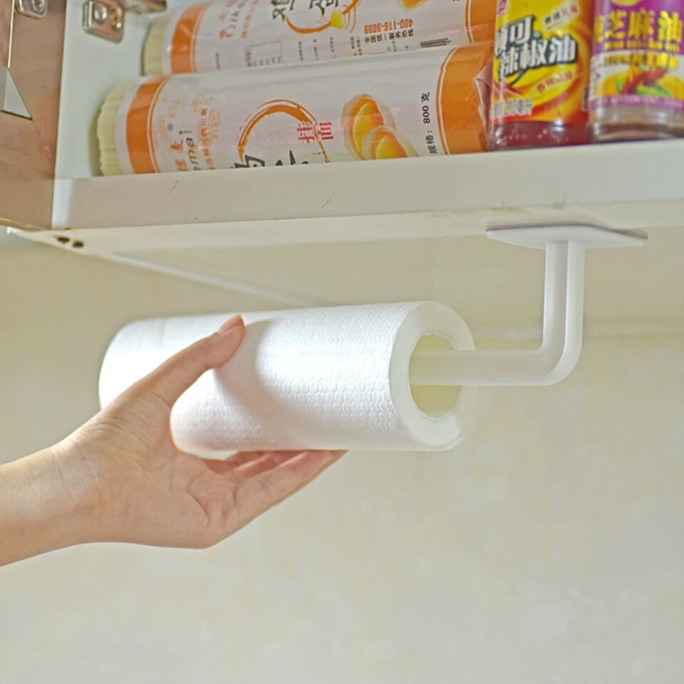 RAK GANTUNG TISU DAPUR GANTUNGAN TEMPAT TISSUE DAPUR ROLL HOLDER