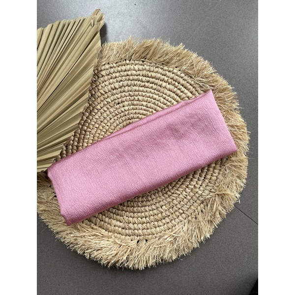 selendang organza/senteng/selendang tari-soft pink