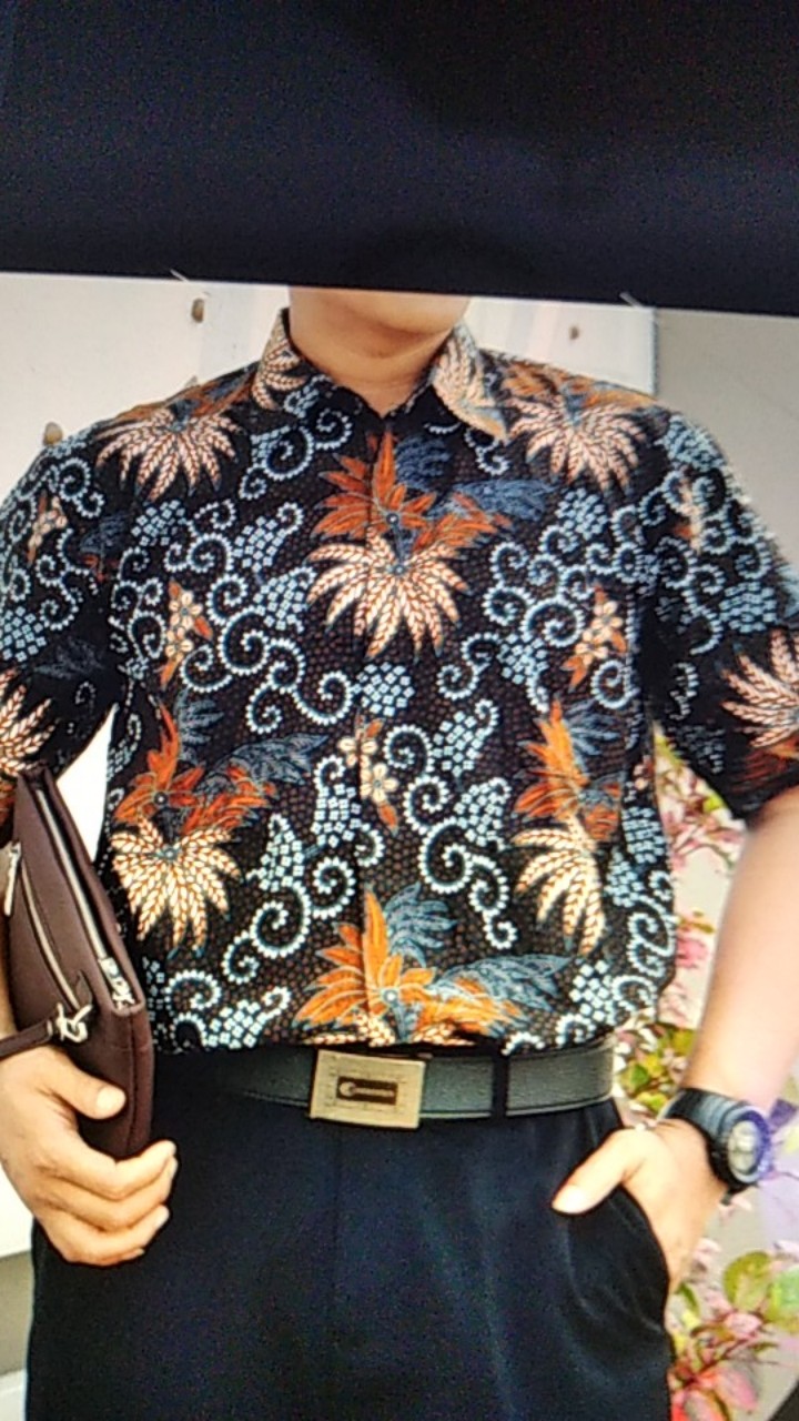 Trolistore Grosir Grup Batik Pria Motif Bppd Ii Kemeja Batik Pria Cowok Lengan Pendek