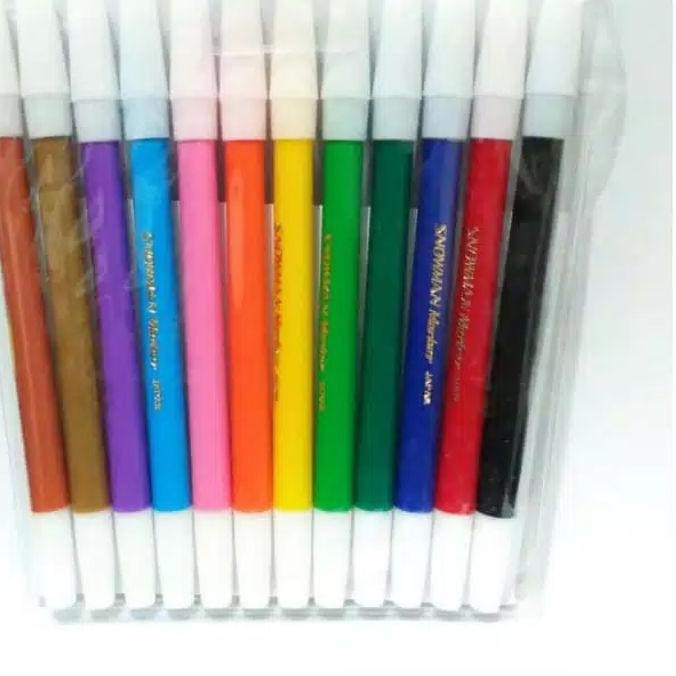 

PALING HOT!! (mtb-655) Spidol 12 Warna | Spidol Snowman