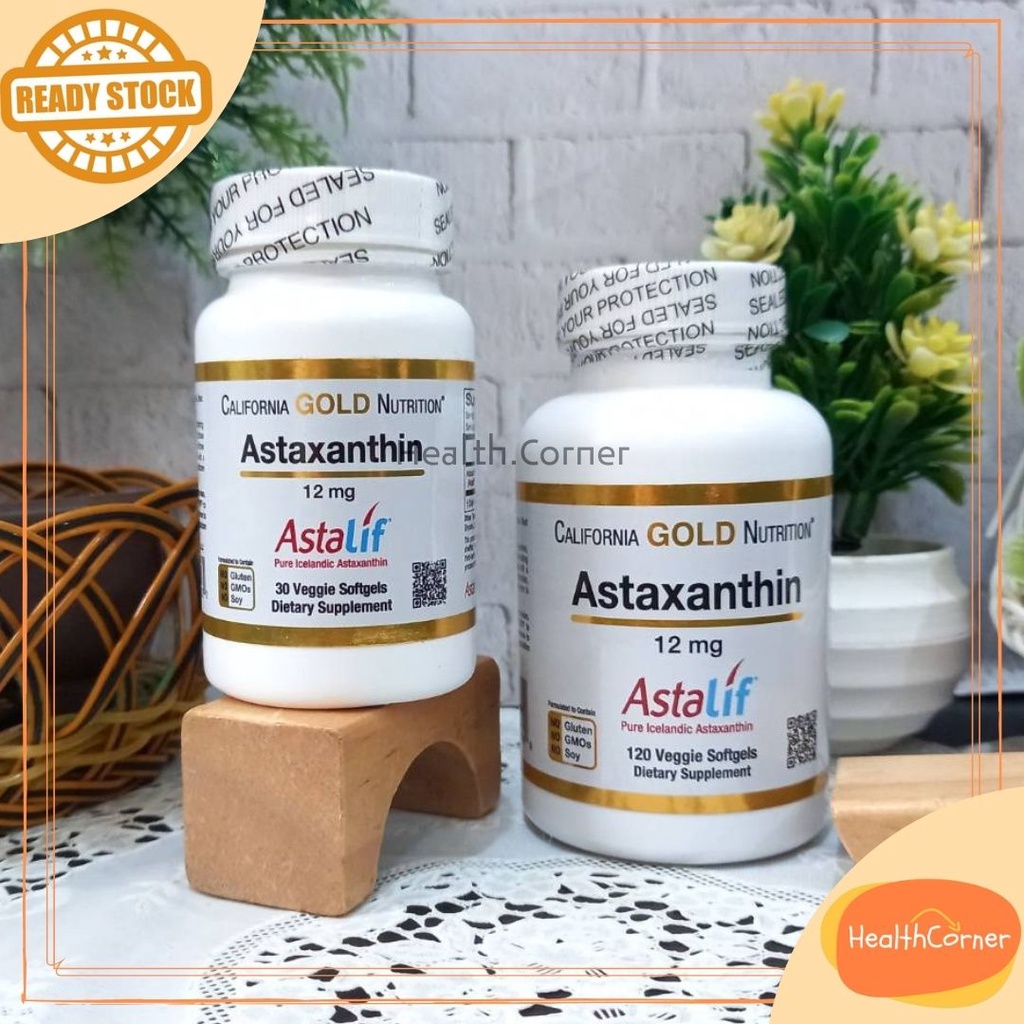 Jual California Gold Nutrition Astaxanthin 12mg / Astalif Shopee