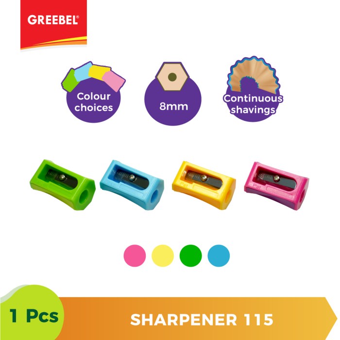 Rautan Pensil Greebel Sharpener GB115 Ekonomis - Satuan