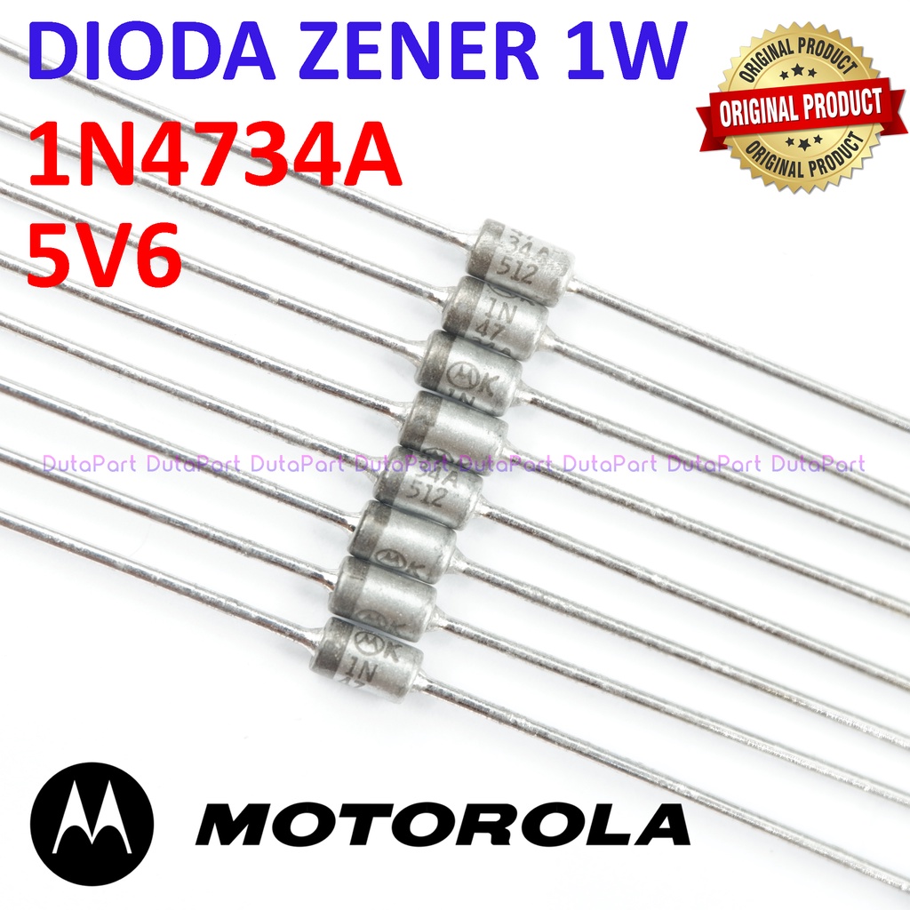 Dioda Zener 1N4734A 5V6 1W ORIGINAL MOTOROLA 1N4734 5.6V