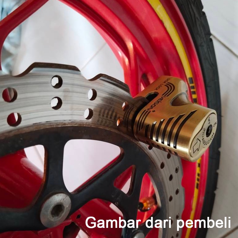 Gembok Cakram motor Gembok Cakram Kunci Rem Sepeda motor