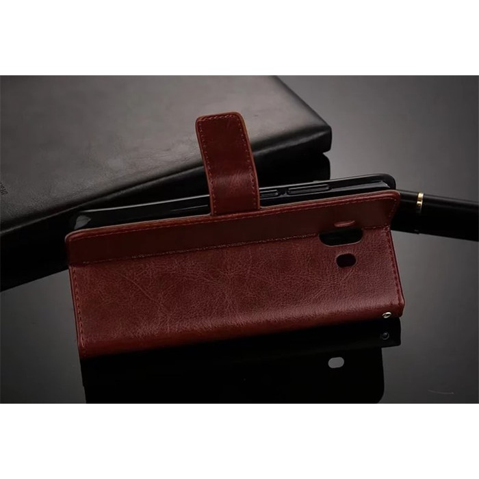 Aksesoris Hape-LEATHER FLIP COVER WALLET Huawei Mate 10 - 10 Pro case kulit dompet
