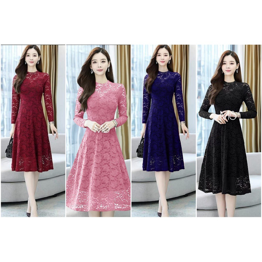 New Dress Gaun Korea Wanita Kondangan Baju Casual Pesta Style Party Terbaru WK772 Dress Ernest MY421
