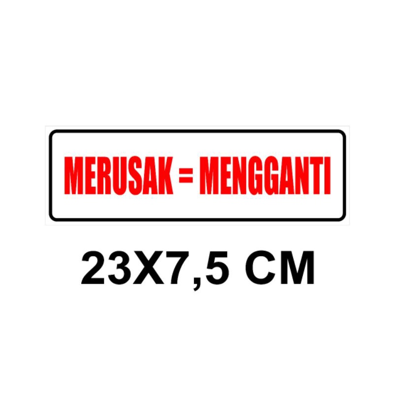 

STIKER MERUSAK MENGANTI