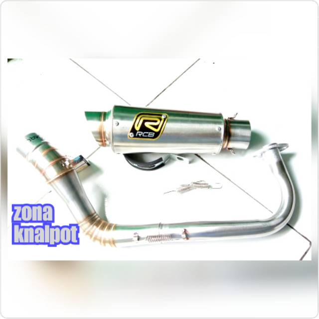 KNALPOT RACING RCB BEAT VARIO SCOPY DLL.KNALPOT RCB MATIC