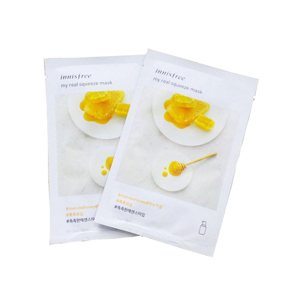 K03 ! INNISFREE My Real Squeeze mask sheet (New pack)