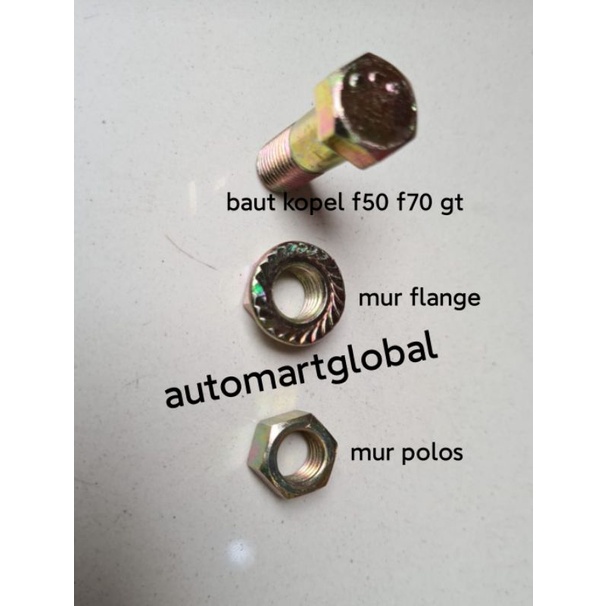 Baut kopel taft badak f50 taft hiline f70 mur polos