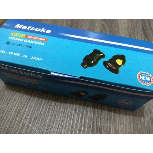 FITTING LAMPU GANTUNG MURAH TA-8850N MATSUKA LAMPHOLDER