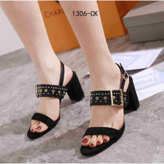 Heels Hitam - 5 cm - HS354