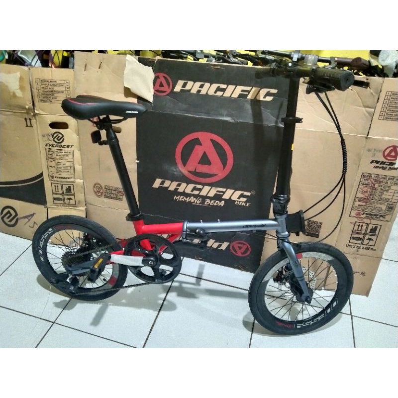 sepeda lipat murah/ Odessy roxas 16 plus 8sp