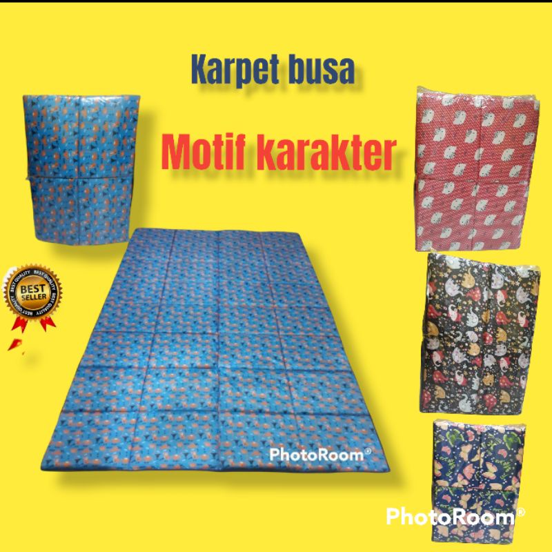 Karpet Lipat, Karpet Piknik, karpet busa Tikar Lipat Mikro Saten
