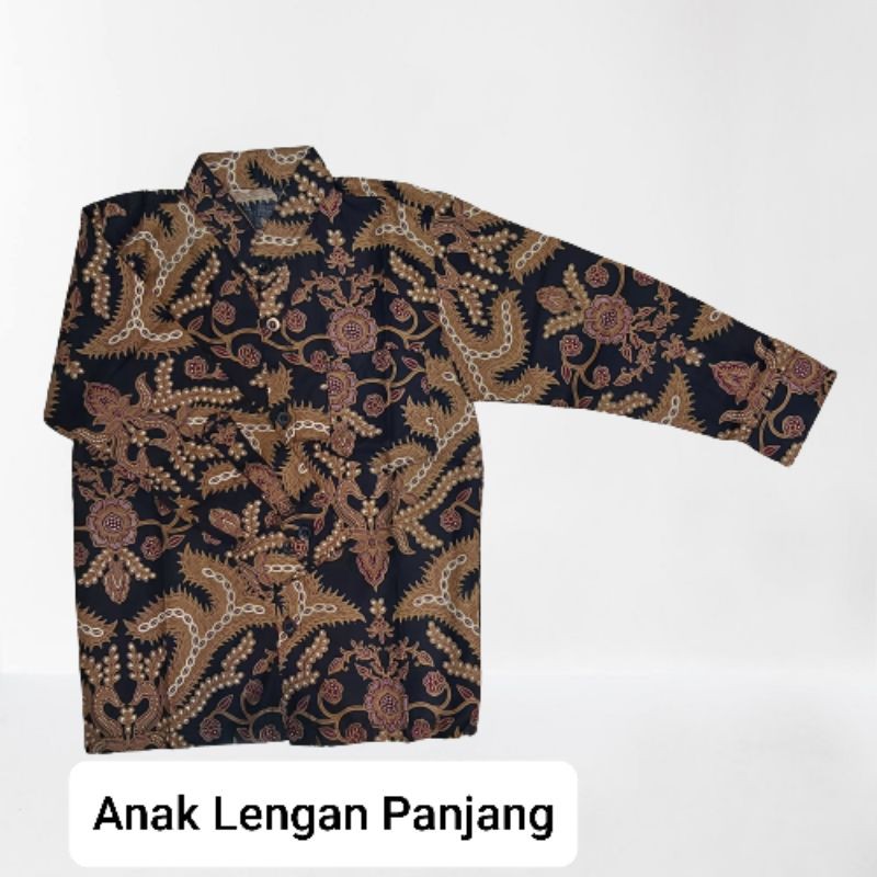 Couple Batik Ayah Anak Katun Primisima Lapis Furing Kode CAPD01