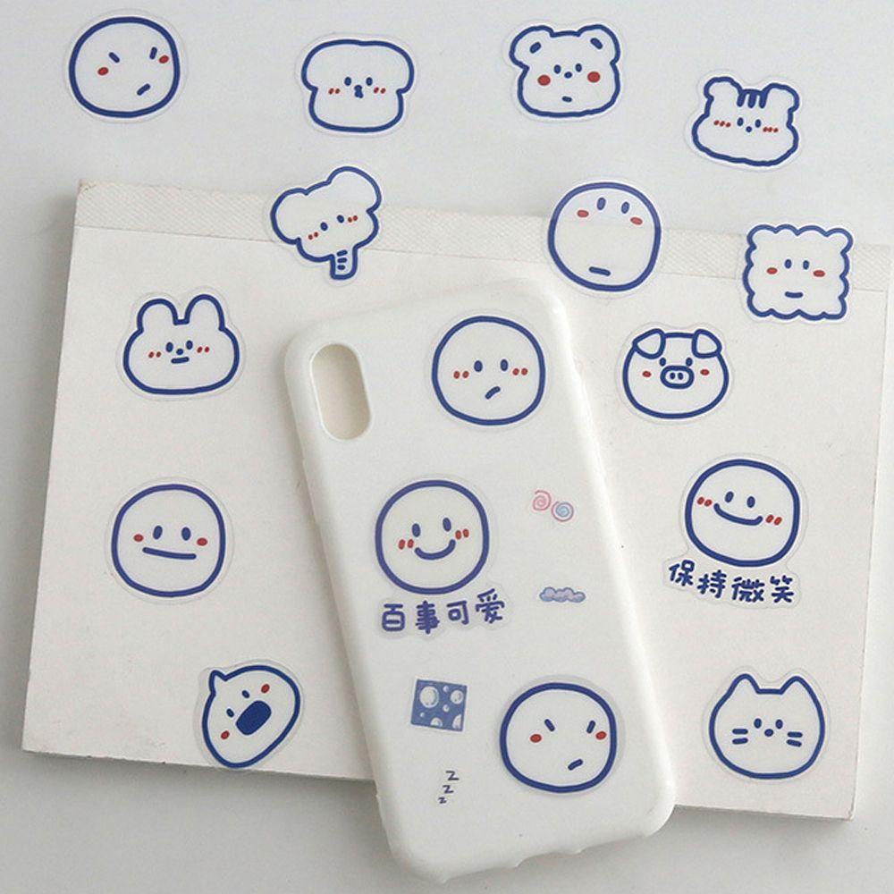 Mxbeauty Stiker Hewan Lucu Alat Tulis Sticker Phone Dekorasi DIY Scrapbooking Note Paper Sticker Custom Handbook Stiker Hias