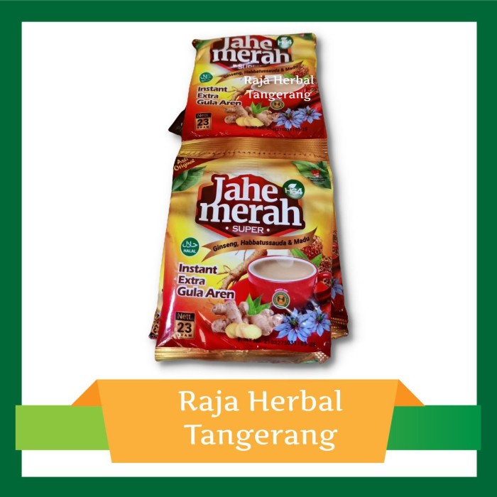 

Jahe merah super gula aren 12 sachet