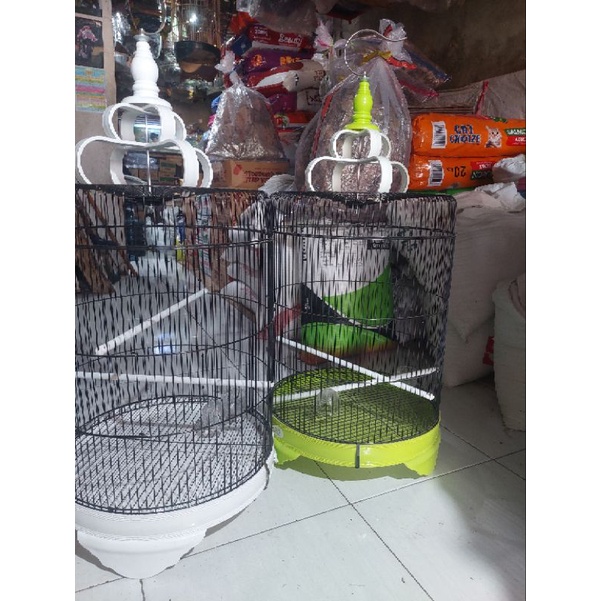 SANGKAR BESI JUMBO DIAMETER 42CM SANGKAR BURUNG JALAK FALK NURI BEO DLL