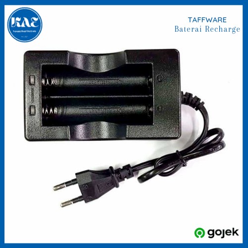 Charger Baterai Taffware Cell Charger 18650 Dual Slot