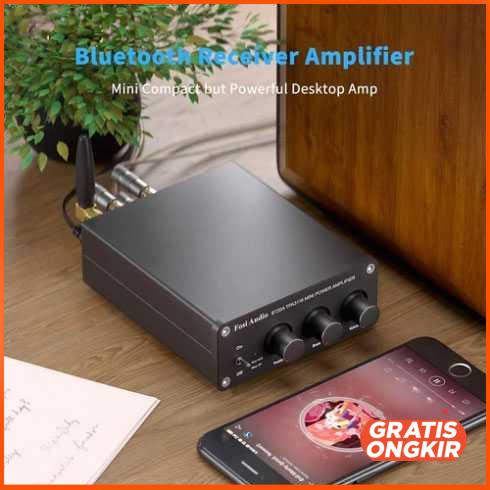 Amplifier Audio Bluetooth 5.0  2 Channel Stereo Class D - BT20A