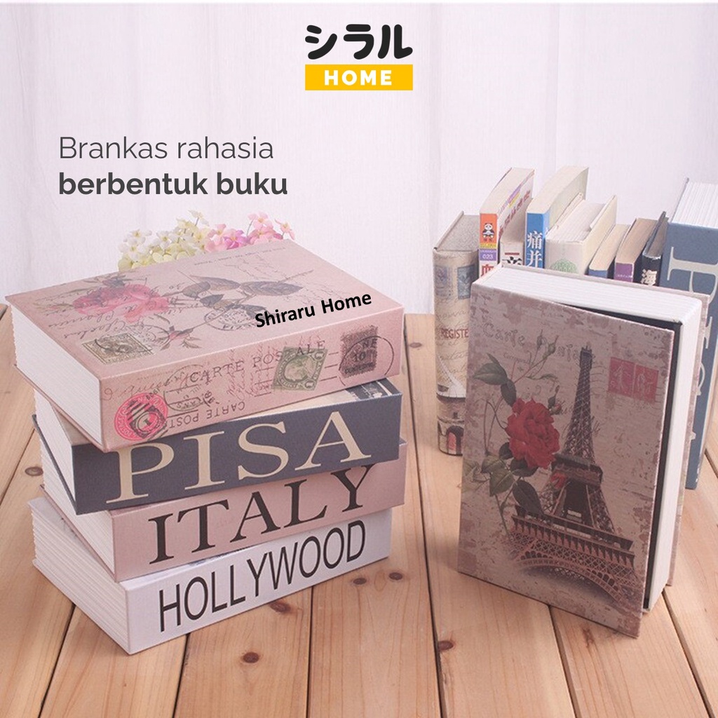 Brangkas Brankas Berangkas Rahasia Buku Mini Besar Kunci Ukuran Besar Size L