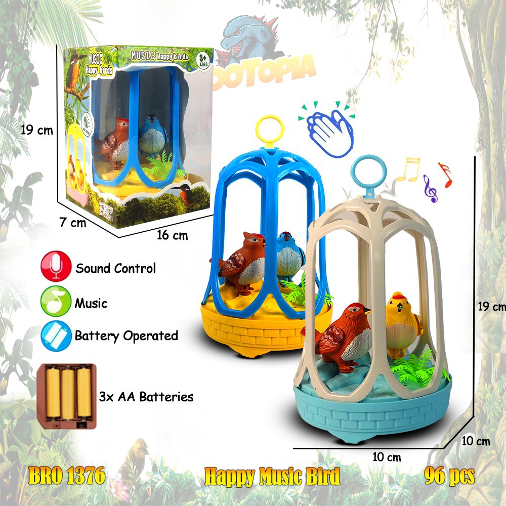 PROMO OTB192 BRO1361 BRO1260 BRO1376 BRO1397 Burung Sangkar Berkicau Pohon Mainan Anak Hewan Bintang ZOOTOPIA