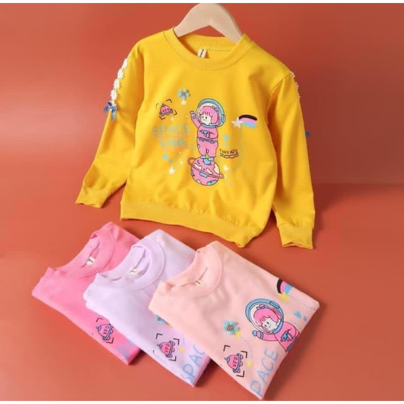 ￼Switer Anak Import 6-12Tahun/Kaos Anak Tangan Panjang/Sweater Anak Perempuan Import