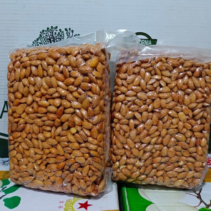 

4eh Kacang Almond Panggang Kupas 1Kg 60Jhh