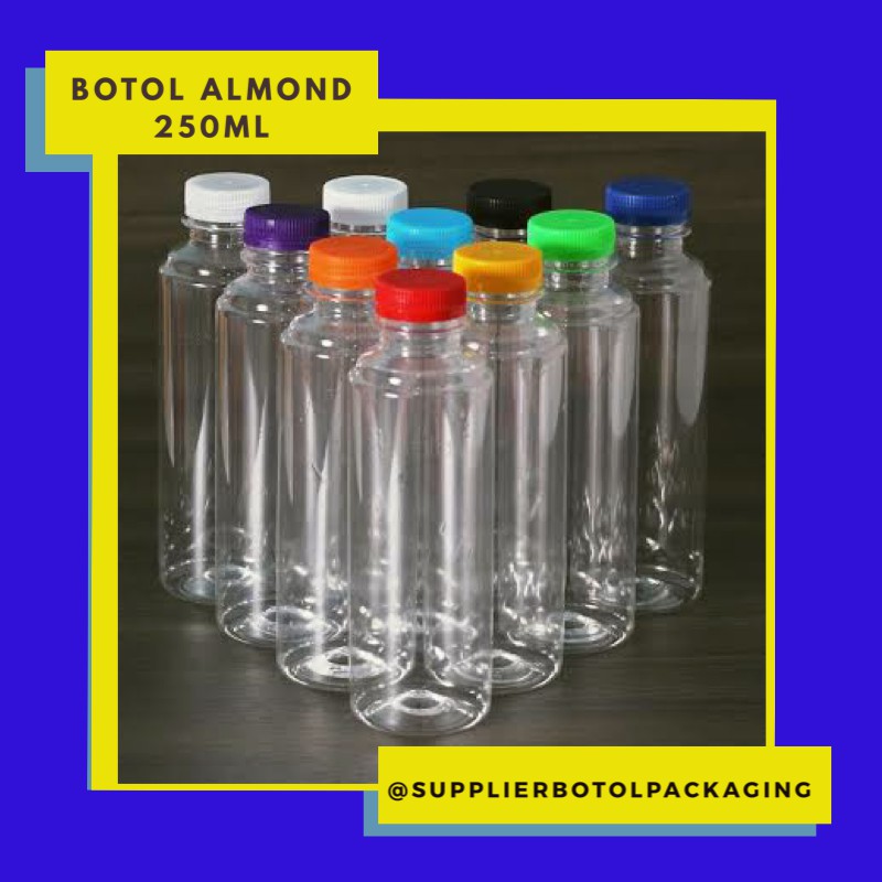 

**READY STOCK**Botol Almond 500ml/250ml berkualitas