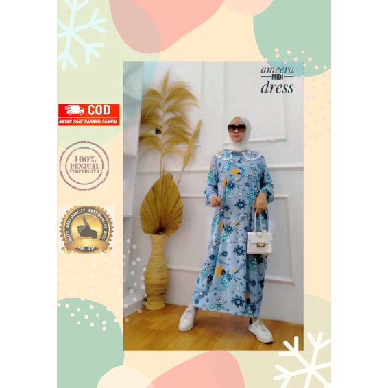 Daster cantik | Ameera Midi Dress | daster maxi