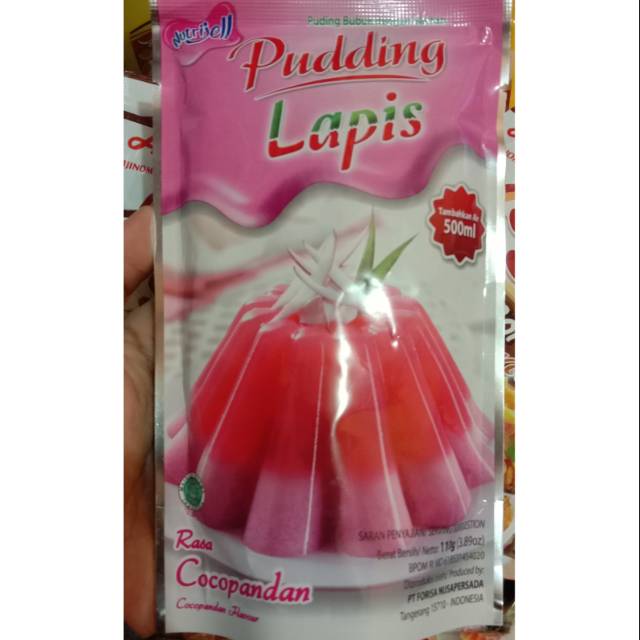 

Nutrijell Puding Lapis Rasa Cocopandan 110gr