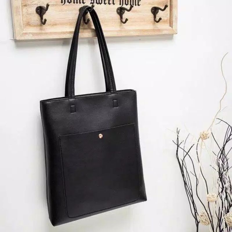 TAS TOTE WANITA TOTE BAG FASHION TAS WANITA KULIAH BAHAN TAIGA