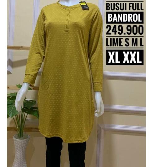 Model Baru.. Tunik Kaos Chisel Phenomenal Jumbo Tunic Lengan panjang Polos
